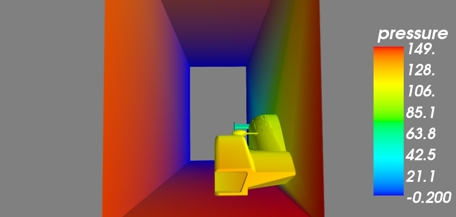 pressure field sportscar LBM palabos